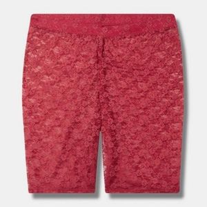 9 Inch Comfort Waist Unlined Lace Bike Short